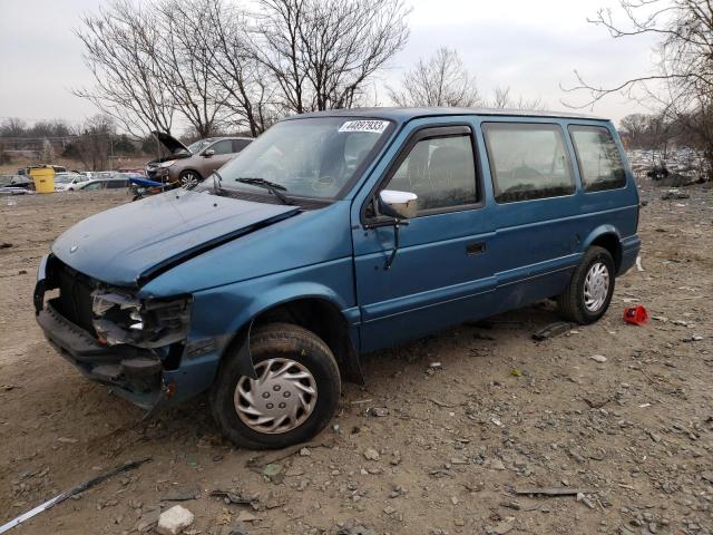 2B4GH25K0RR712120 - 1994 DODGE CARAVAN BLUE photo 1