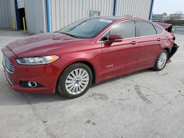 3FA6P0LU5FR213402 - 2015 FORD FUSION SE HYBRID RED photo 1