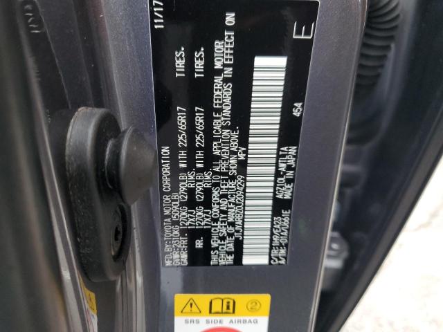 JTJYARBZ0J2094299 - 2018 LEXUS NX 300 BASE ნაცრისფერი ფოტო 13