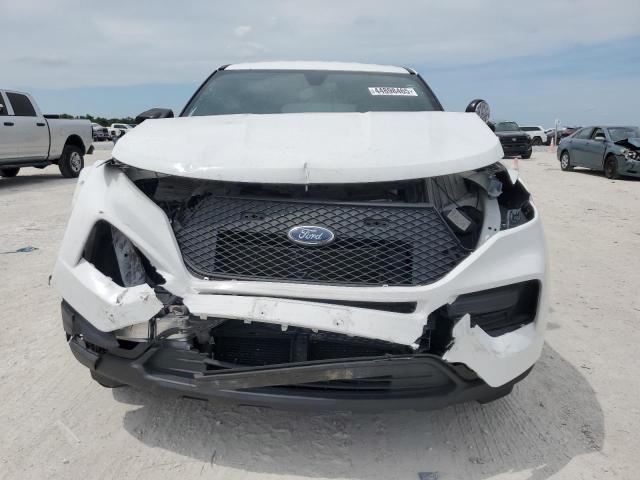 1FM5K8AB6LGC50980 - 2020 FORD EXPLORER POLICE INTERCEPTOR Ақ фото 5
