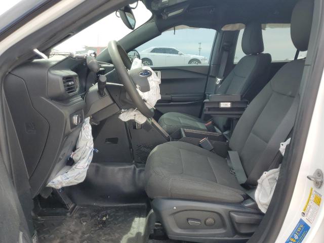 1FM5K8AB6LGC50980 - 2020 FORD EXPLORER POLICE INTERCEPTOR Ақ фото 7