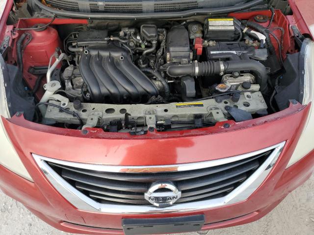 3N1CN7AP4EL816662 - 2014 NISSAN VERSA S RED photo 11