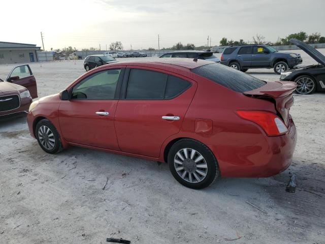 3N1CN7AP4EL816662 - 2014 NISSAN VERSA S RED photo 2