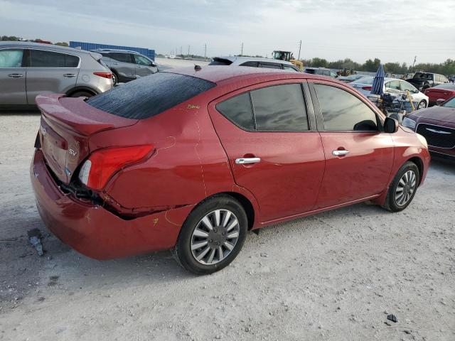 3N1CN7AP4EL816662 - 2014 NISSAN VERSA S RED photo 3