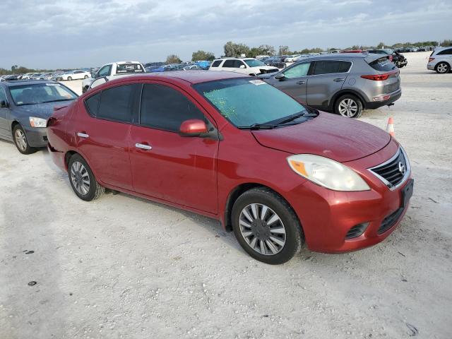 3N1CN7AP4EL816662 - 2014 NISSAN VERSA S RED photo 4