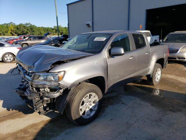 1GCGTCEN3M1125702 - 2021 CHEVROLET COLORADO LT GRAY photo 1