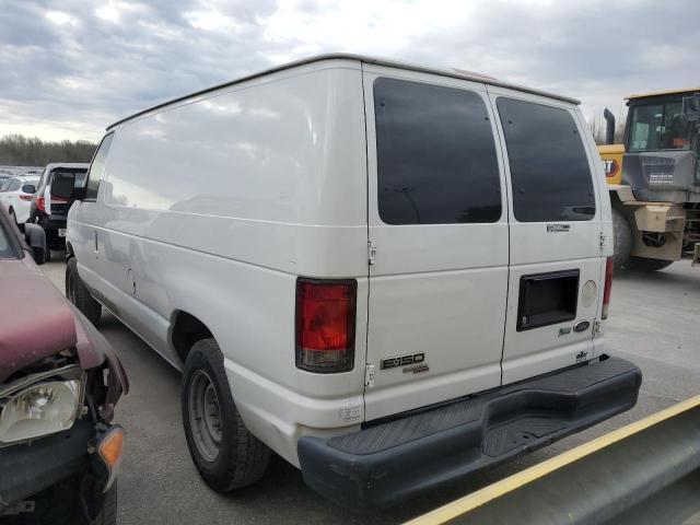 1FTNE1EW1EDA28299 - 2014 FORD ECONOLINE E150 VAN WHITE photo 2