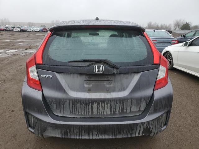 3HGGK5H55FM112189 - 2015 HONDA FIT LX GRAY photo 6