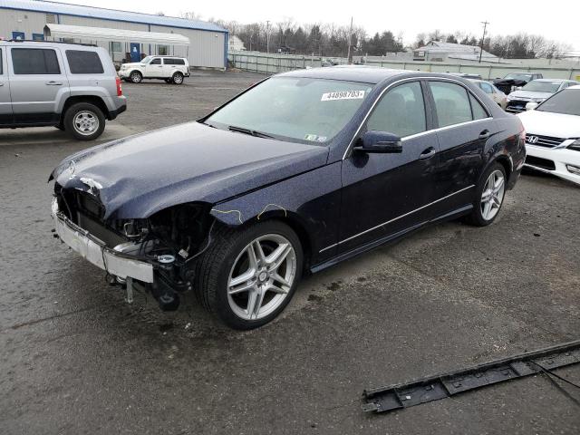 WDDHF8HB0BA436856 - 2011 MERCEDES-BENZ E 350 4MATIC BLUE photo 1