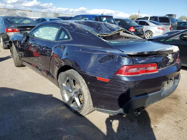 2G1FB1E33E9279012 - 2014 CHEVROLET CAMARO LT BLUE photo 2