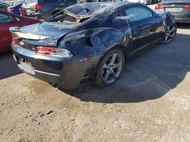 2G1FB1E33E9279012 - 2014 CHEVROLET CAMARO LT BLUE photo 3