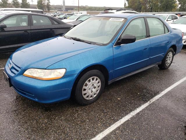 1HGCF86601A047743 - 2001 HONDA ACCORD VALUE BLUE photo 1