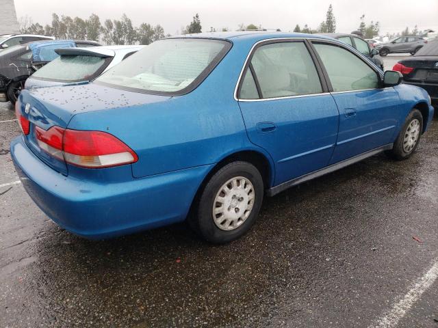 1HGCF86601A047743 - 2001 HONDA ACCORD VALUE BLUE photo 3