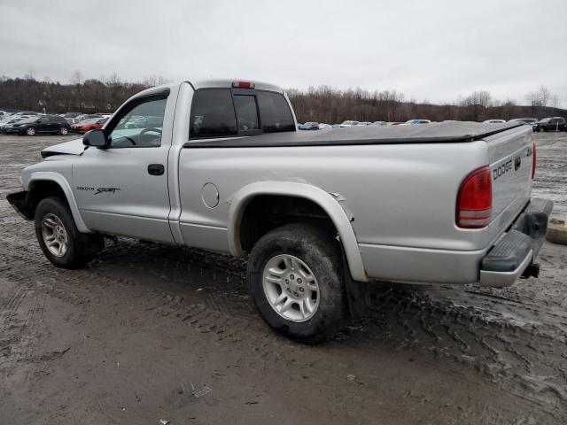 1B7GG26X31S115983 - 2001 DODGE DAKOTA SILVER photo 2