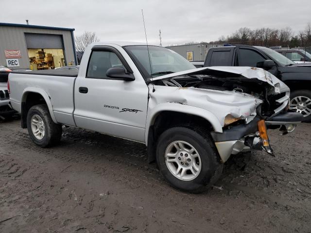 1B7GG26X31S115983 - 2001 DODGE DAKOTA SILVER photo 4