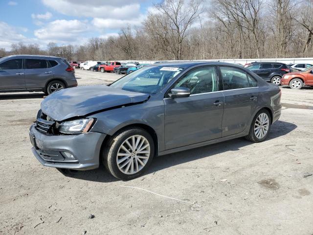 3VWL17AJ1GM355869 - 2016 VOLKSWAGEN JETTA SEL GRAY photo 1