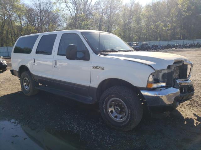 1FMSU41F32EB39886 - 2002 FORD EXCURSION XLT WHITE photo 4