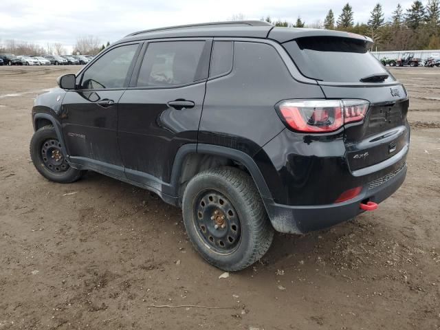 3C4NJDDB2HT640473 - 2017 JEEP COMPASS TRAILHAWK BLACK photo 2