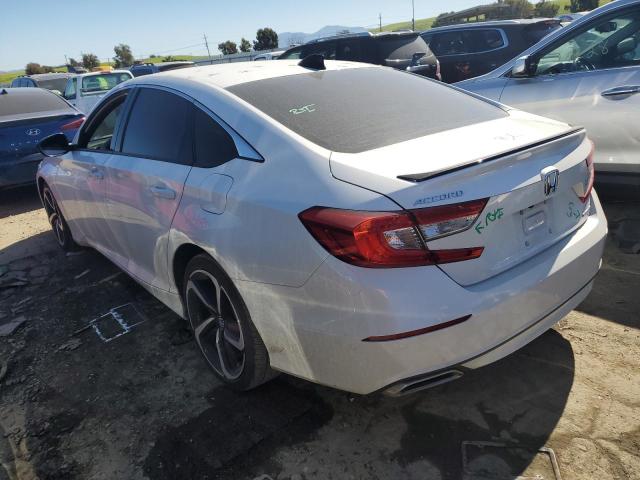 1HGCV1F37NA053688 - 2022 HONDA ACCORD SPORT WHITE photo 2