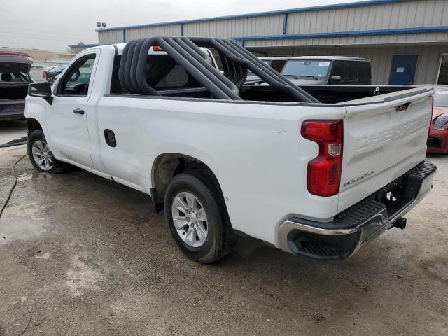 3GCNAAEDXNG636531 - 2022 CHEVROLET SILVERADO C1500 WHITE photo 2