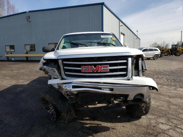 3GTP2VE77CG296078 - 2012 GMC SIERRA K1500 SLE WHITE photo 5