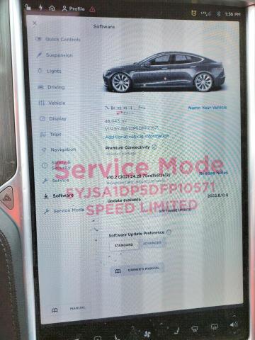5YJSA1DP5DFP10571 - 2013 TESLA MODEL S Արծաթագույն լուսանկար 13