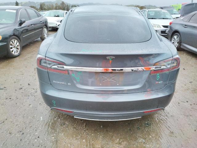 5YJSA1DP5DFP10571 - 2013 TESLA MODEL S Արծաթագույն լուսանկար 6