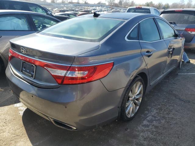 KMHFH4JG7DA213352 - 2013 HYUNDAI AZERA GLS GRAY photo 3