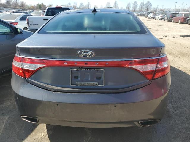 KMHFH4JG7DA213352 - 2013 HYUNDAI AZERA GLS GRAY photo 6