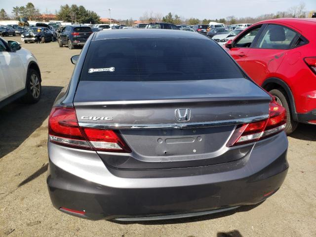 19XFB2F90FE230790 - 2015 HONDA CIVIC EXL GRAY photo 6