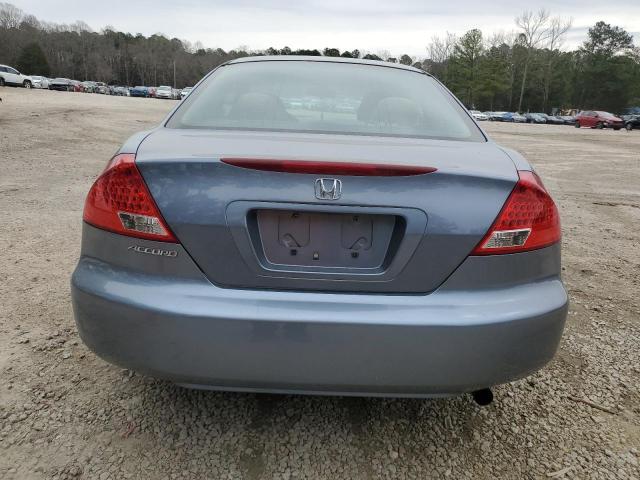 1HGCM72716A014725 - 2006 HONDA ACCORD EX BLUE photo 6