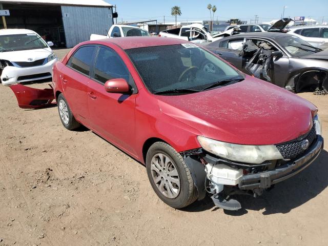 KNAFU4A2XD5651695 - 2013 KIA FORTE EX BURGUNDY photo 4