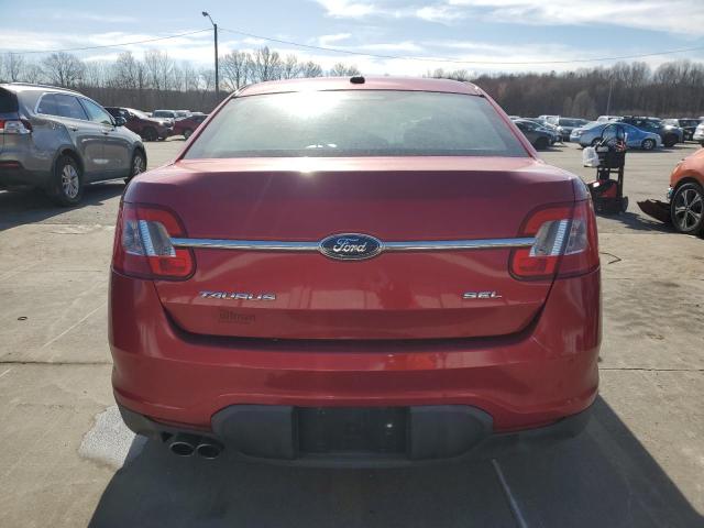 1FAHP2EW2CG106202 - 2012 FORD TAURUS SEL RED photo 6