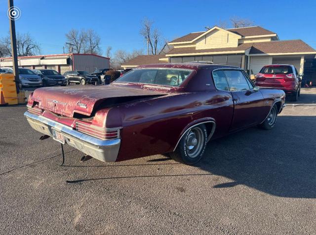 166476L117493 - 1966 CHEVROLET CAPRICE MAROON photo 4