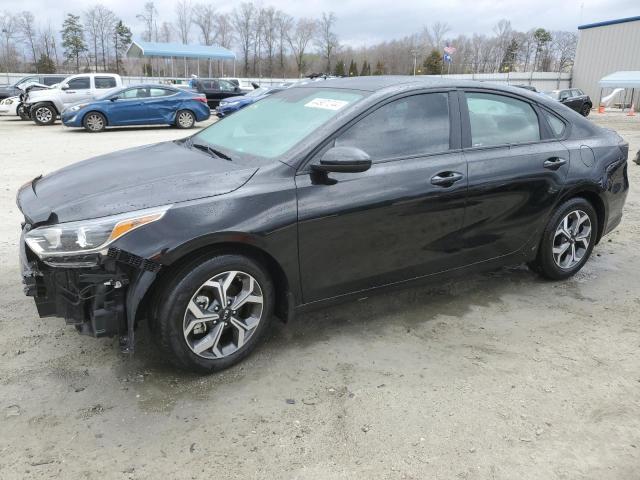 3KPF24AD4ME296165 - 2021 KIA FORTE FE BLACK photo 1