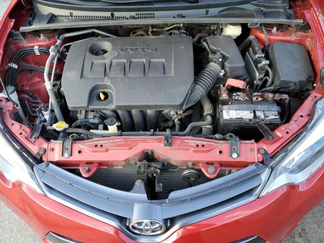 2T1BURHE3GC540976 - 2016 TOYOTA COROLLA L RED photo 11