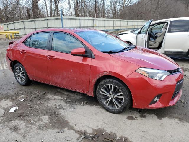 2T1BURHE3GC540976 - 2016 TOYOTA COROLLA L RED photo 4