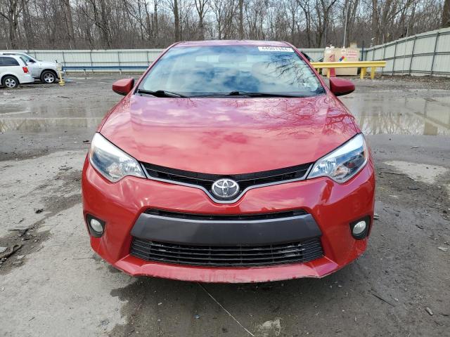 2T1BURHE3GC540976 - 2016 TOYOTA COROLLA L RED photo 5