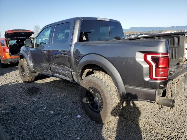 1FTFW1RG0KFB68459 - 2019 FORD F150 RAPTOR GRAY photo 2