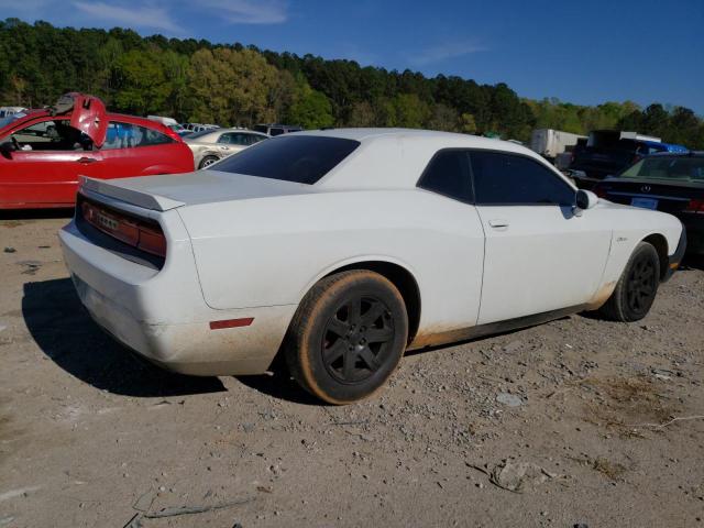 2C3CDYAG0DH652263 - 2013 DODGE CHALLENGER SXT WHITE photo 3