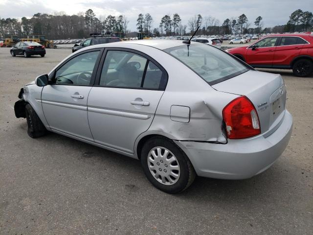 KMHCN4AC1BU543167 - 2011 HYUNDAI ACCENT GLS SILVER photo 2