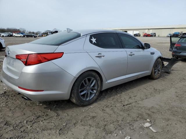 KNAGM4A78C5279188 - 2012 KIA OPTIMA LX SILVER photo 3