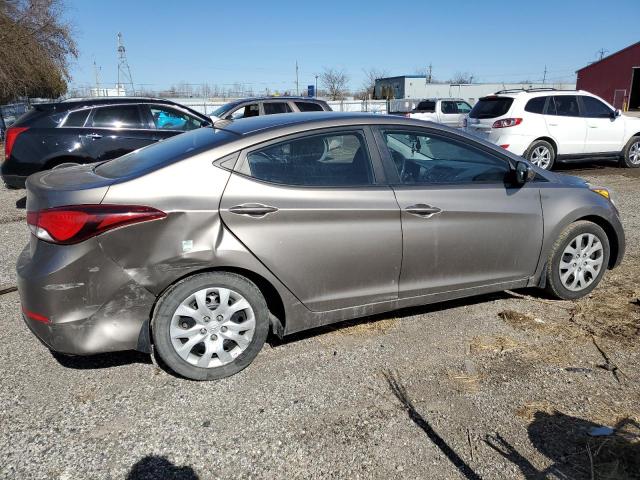 5NPDH4AE8EH464093 - 2014 HYUNDAI ELANTRA SE BROWN photo 3