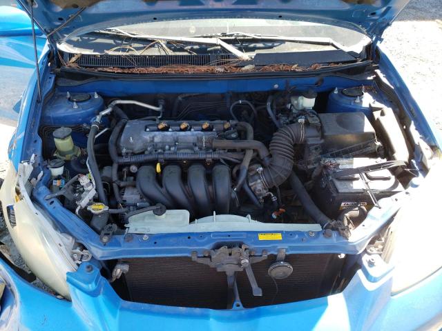 2T1KR30E47C629272 - 2007 TOYOTA COROLLA MA XR BLUE photo 11