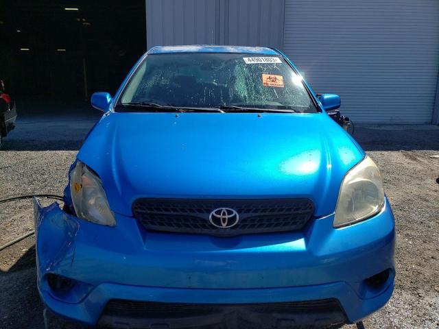 2T1KR30E47C629272 - 2007 TOYOTA COROLLA MA XR BLUE photo 5