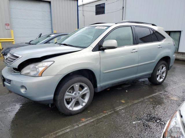 JTJHW31U382046648 - 2008 LEXUS RX 400H GRAY photo 1