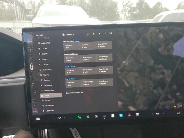 5YJSA1E56RF536305 - 2024 TESLA MODEL S Սև լուսանկար 9