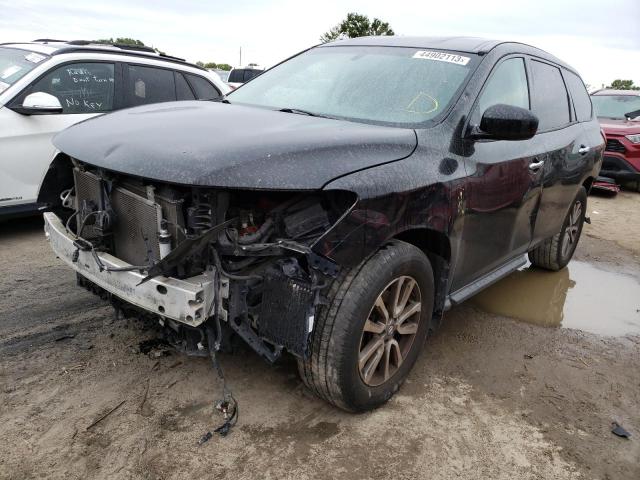 5N1AR2MNXDC685958 - 2013 NISSAN PATHFINDER S BLACK photo 1