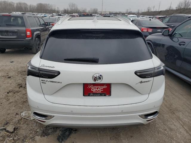 LRBFZSR48MD147195 - 2021 BUICK ENVISION AVENIR WHITE photo 6