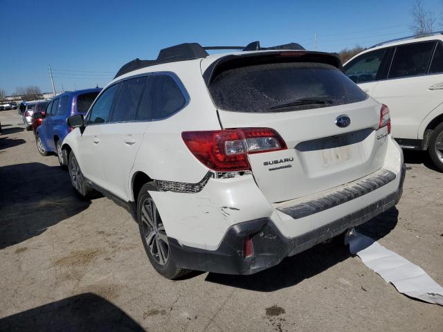 4S4BSANC1K3369605 - 2019 SUBARU OUTBACK 2.5I LIMITED WHITE photo 2